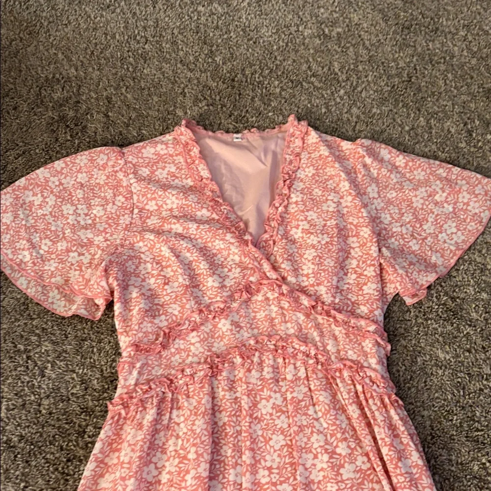 Floral Pink Dress - Picture 2 of 6